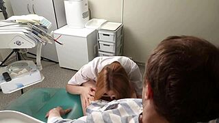 my hardcore anal pounding with hot milf doctor ends in massive facial cumshot explosion
