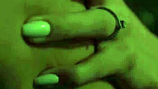 petite wife macy meadows SPREADS wide on couch for hubby's hired stud fuck