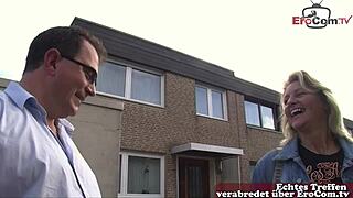 i picked up this german housewife on street for raw sex
