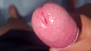 watch her worship that huge cock then swallow every drop of cum