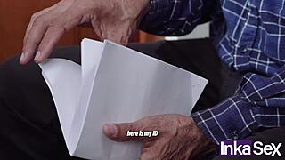 Latina peruana's huge saggy tits cheat on hubby with gynecologist!