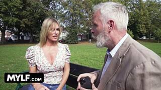 sugar baby trades shaved pussy for unlimited credit card in desperate daddy fuck tape