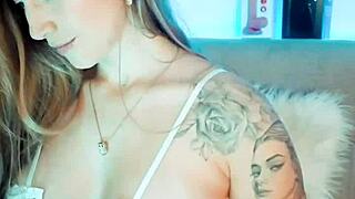 cute cosplay whore smiles on webcam