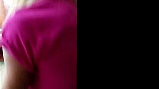 mary queen fox teases then sucks black cock hard