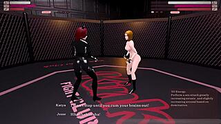 Ready for our kinky futanari sex fight match with rough riding?