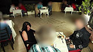 what if they catch us fucking right here in the restaurant?