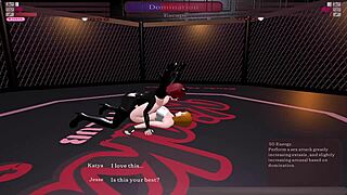 Ready for our kinky futanari sex fight match with rough riding?