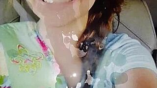 cassidy's hot cum tribute all over her face