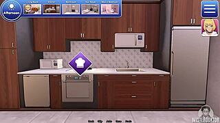 bunkered with petite femboy shemale dildo handjob cumshot play