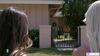 girlsway mysterious milf neighbor mckenzie lee seduces young gianna gem into lesbian fingering and muff diving