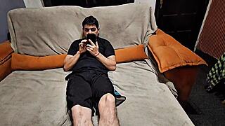 StepMom spies horny stepson then gets what she craves