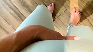 horny stepmom spies on stepson then FUCKS him hard russian style