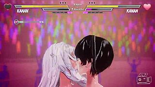 two hot girls teasing each other's wet pussies