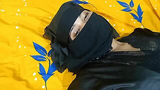 muslim college girlfriend takes hard doggy pounding from best friend