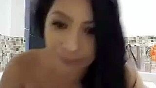 colombiana strips nude live for everyone