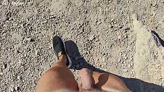 Very Myller's Big Tits Bounce! Italian Tourist Ass Destroyed Public Fishing Cumshot on Gaping Hole!