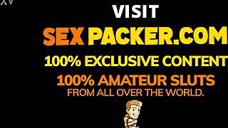 Skinny latina, your tight holes feel amazing stuffed with my big cock!