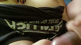 i really love sucking my boyfriend's huge throbbing cock so much