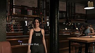 brunette big ass tempts in erotic leap of faith game play