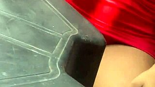 Exibida Latina Teases Married Man In Lingerie At The Bar Outdoors