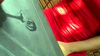 Exibida Latina Teases Married Man In Lingerie At The Bar Outdoors