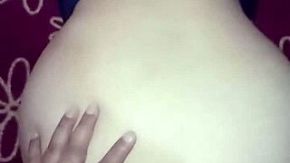 Group swings by bed edge for prostitute fun in the room