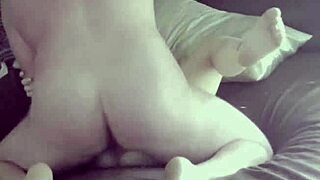 my heart races thrusting her big tits body from behind before creampie flip