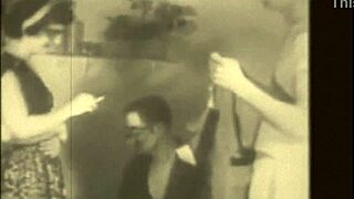 vintage grannies get super horny in retro group play with hairy pussies