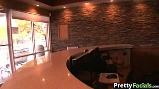 Teen Redhead Takes Massive Facial Cumshots on Her Pretty Face