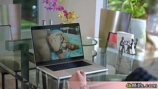 Stepma CAUGHT me jerking to anal porn now she tries it!