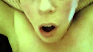 milf coworker drips cum after lunch quickie cheating pov!