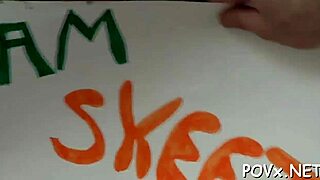 barely legal teen seduces with dirty pov blowjob