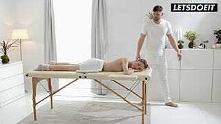 rebecca volpetti got the best oiled massage turning into romantic hardcore fucking from letsdoeit