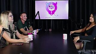 Val Mineirinha Bora Cast Comp with Bruna Carlos Sheer Red Tease