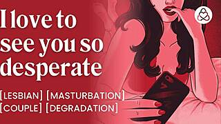 lesbian dom girlfriend's phone joi makes me cum so hard praising good girl