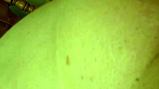 Housewife tied up teases begging hard for amateur homemade fucking