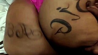 Só no cu da bbw safada anal gaping black cock