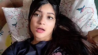 Ella fucks her favorite student with huge tits and toys