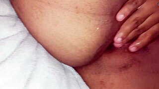 bodybuilder masseuse pegs muscular madrastra in first-time country fuck