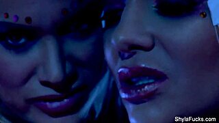 Shyla Stylez Lesbian Goddess Licks Big Tits Pussy