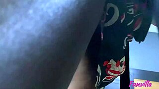 african chef with juicy titties bounces on long bbc in her bedroom miniskirt