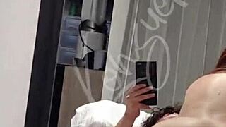 Curvy chubby latina girlfriend rides cock like a horny goddess