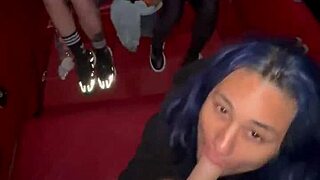 Girls Surprise Boat Guy with Big Cock Sloppy Suck and Cum Swallow