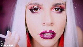 these bad tattooed goddesses tease you to cum with their fake tits