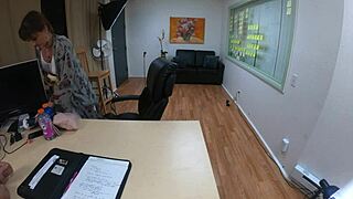 Skinny Milf Nataly Dewalt Gags On Cock In Casting