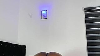 BBW EBONY MILF OILS HUGE FAT ASS AND SHAKES IT HARD!