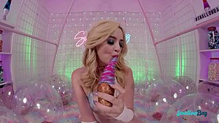 doesn't big cock stretch this hot blonde teen's tiny shaved pussy?