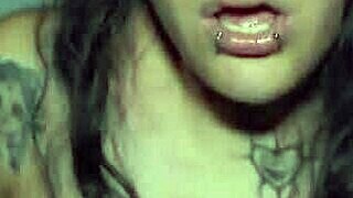 Blue eyed brunette wife feels ecstasy fucked nonstop in hotel bed