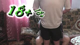 Milf Wife's Cheek Cumshot From Deep Face Fuck Tease