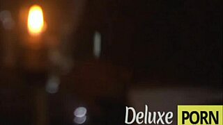 Damn, that cowboy's huge cock owns this hot blonde teen outdoors!